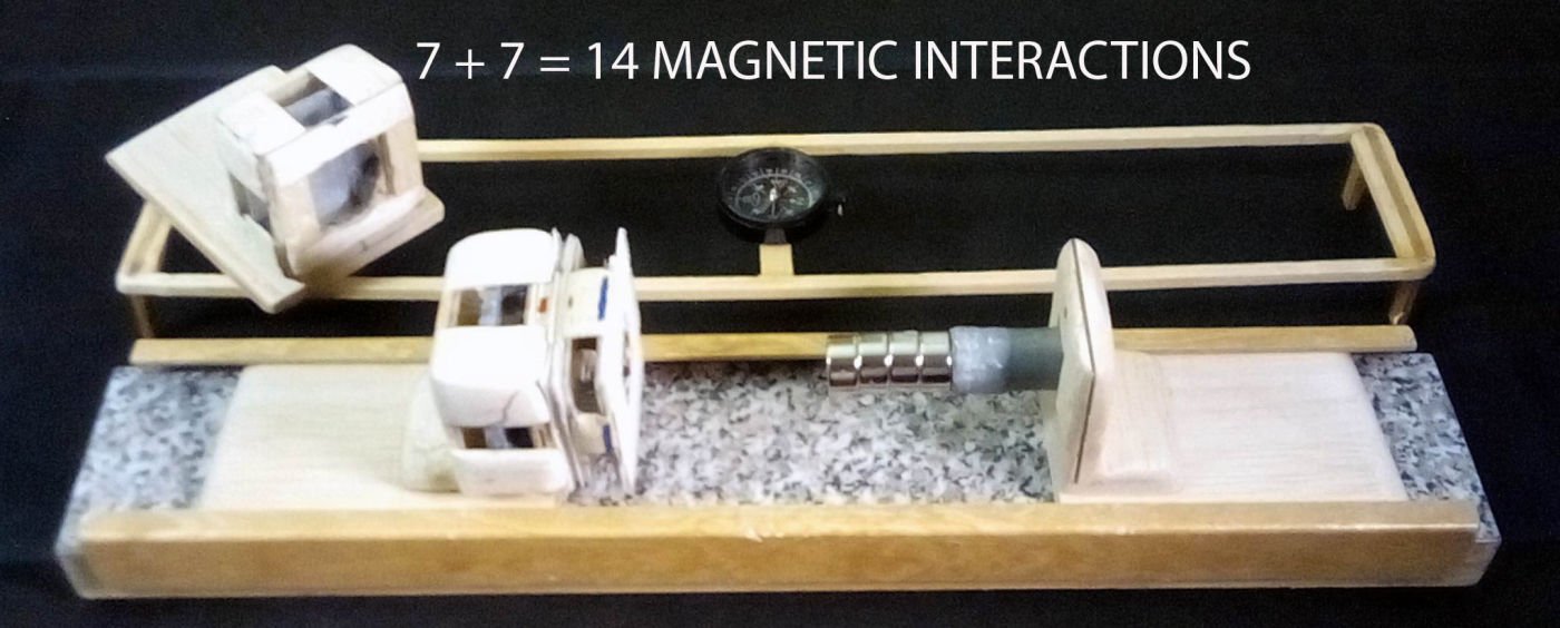 photo of the 7+7 magnetic device