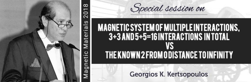 KERTSOPOULOS BANNER AT MAGNETIC MATERIALS 2018